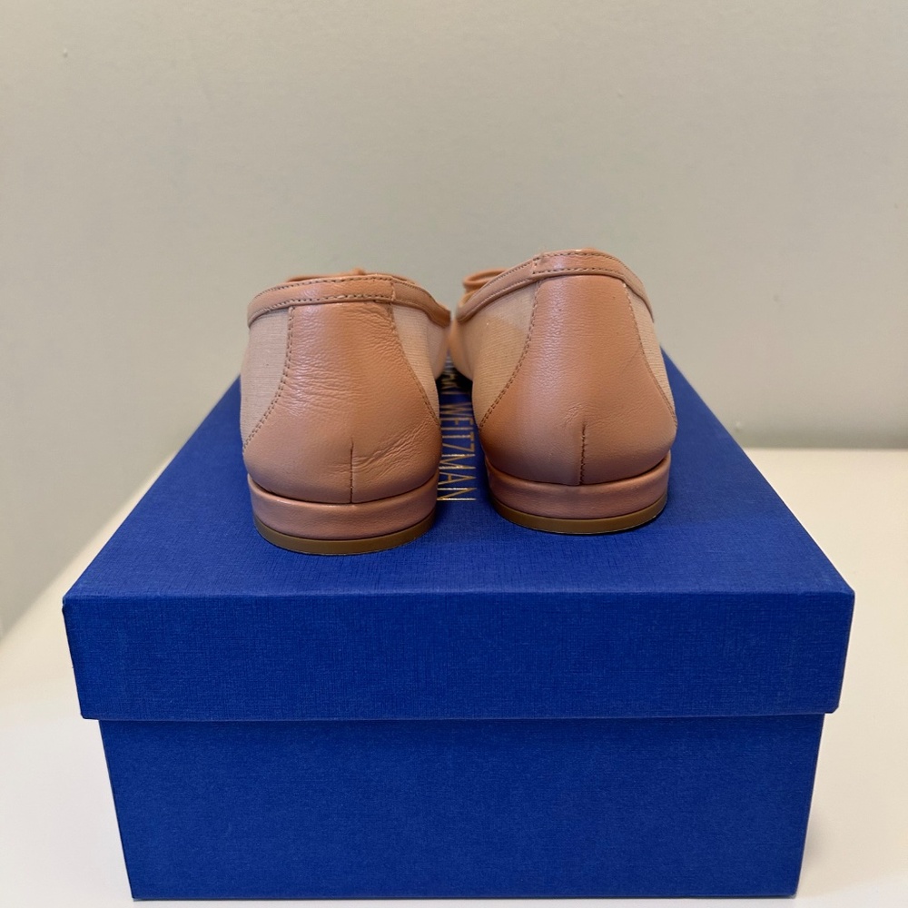 New Stuart Weitzman Women’s Arabella Mesh Ballet Flat US 6.5 B NIB - Picture 7 of 16